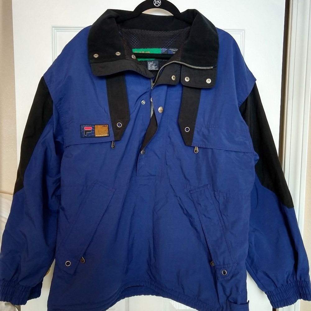 Fila Alpine Vintage Blue/Black Ski Jacket